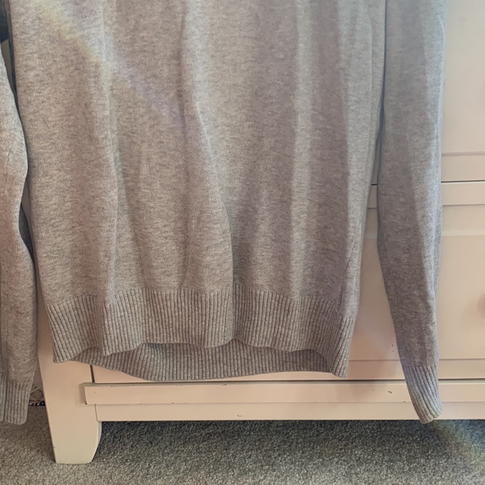 Womens light gray turtleneck sweater - Picture 5 of 5